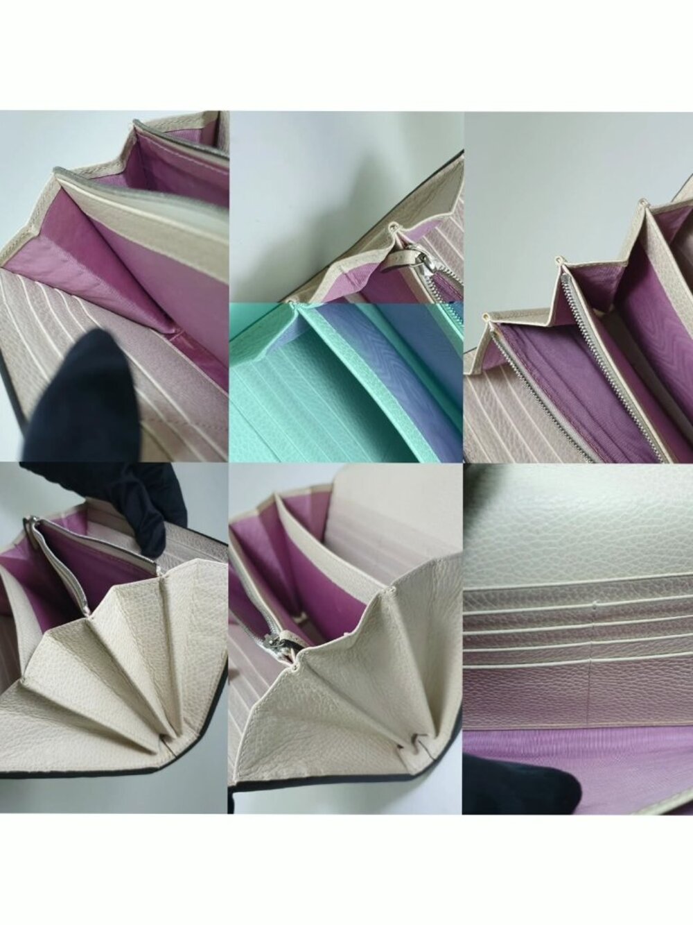 Authentic Gucci Dionysus Chain Wallet White Leather Shoulder Bag - Picture 10 of 11